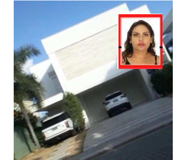 foto de uma mansao com carros que seriam da ex-esposa de um chefe do comando vermelho. na imagem tambem esta tabyta.