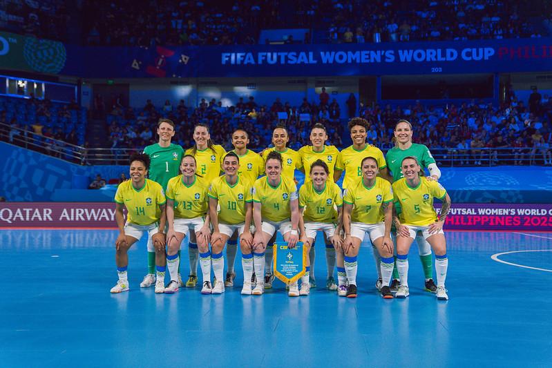 jogadoras de futsal
