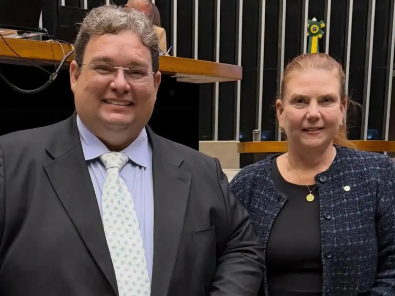 Vanderlan Alves e Fernanda Pessoa