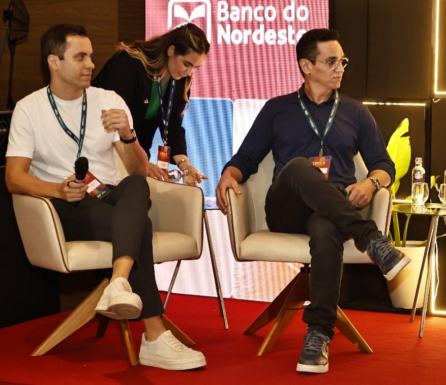 Bruno Bastos (GoCase) e Paulo Henrique (Vonixx) foram painelistas do Cresce Ceará.