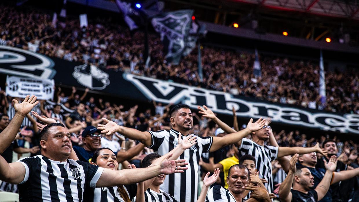 Mais de 50 mil alvinegros confirmados na Arena Castelão.