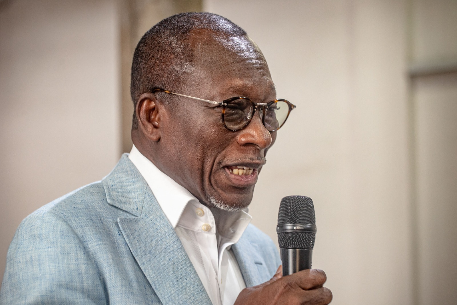 Foto que contém Patrice Talon, presidente do Benim.