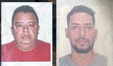 dois homens presos suspeitos.