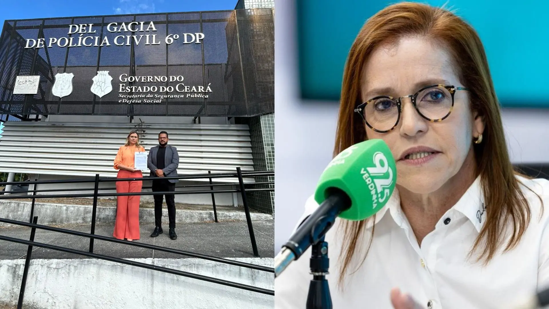 Secretária municipal de Saúde, Riane Azevedo.