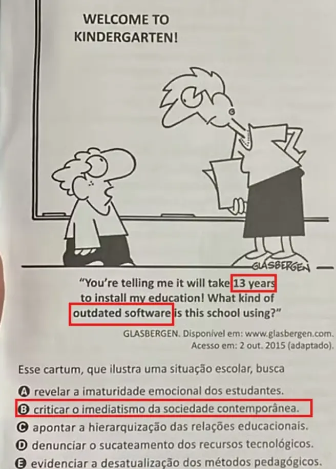 Cartum de enem 2025.