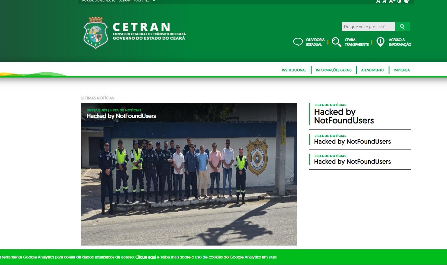 Site do CETRAN.