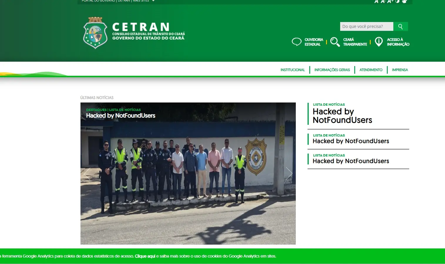 Site do CETRAN.
