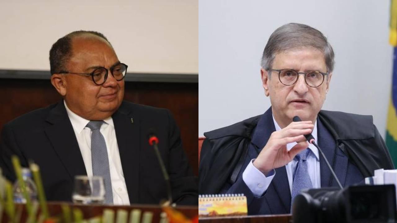 Ministro do Superior Tribunal de Justiça (STJ) Teodoro Silva Santos, e o procurador-geral da República, Paulo Gonet