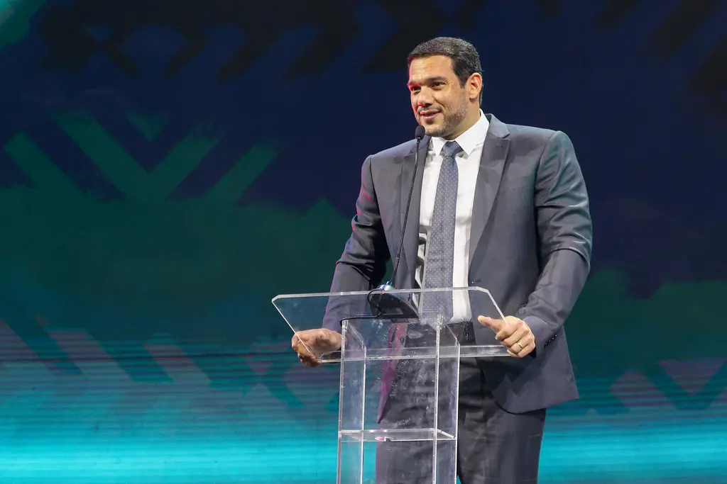 Foto de Samir Xaud, presidente da CBF