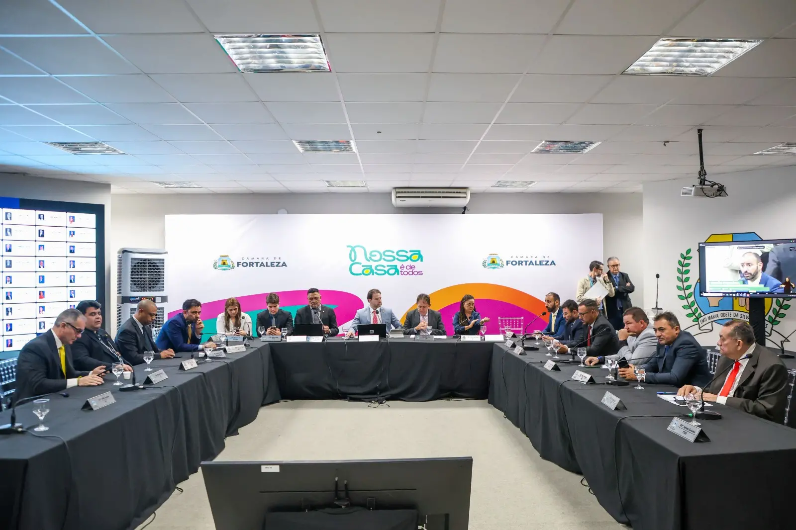 Foto da sessão da Câmara de Fortaleza.