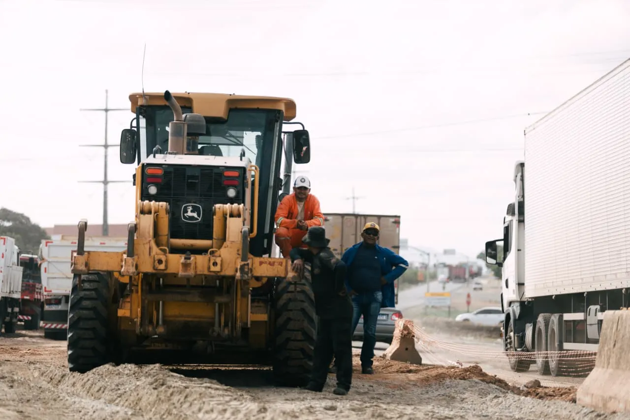 Obras voltaram a ser paralisadas no Anel Viário.
