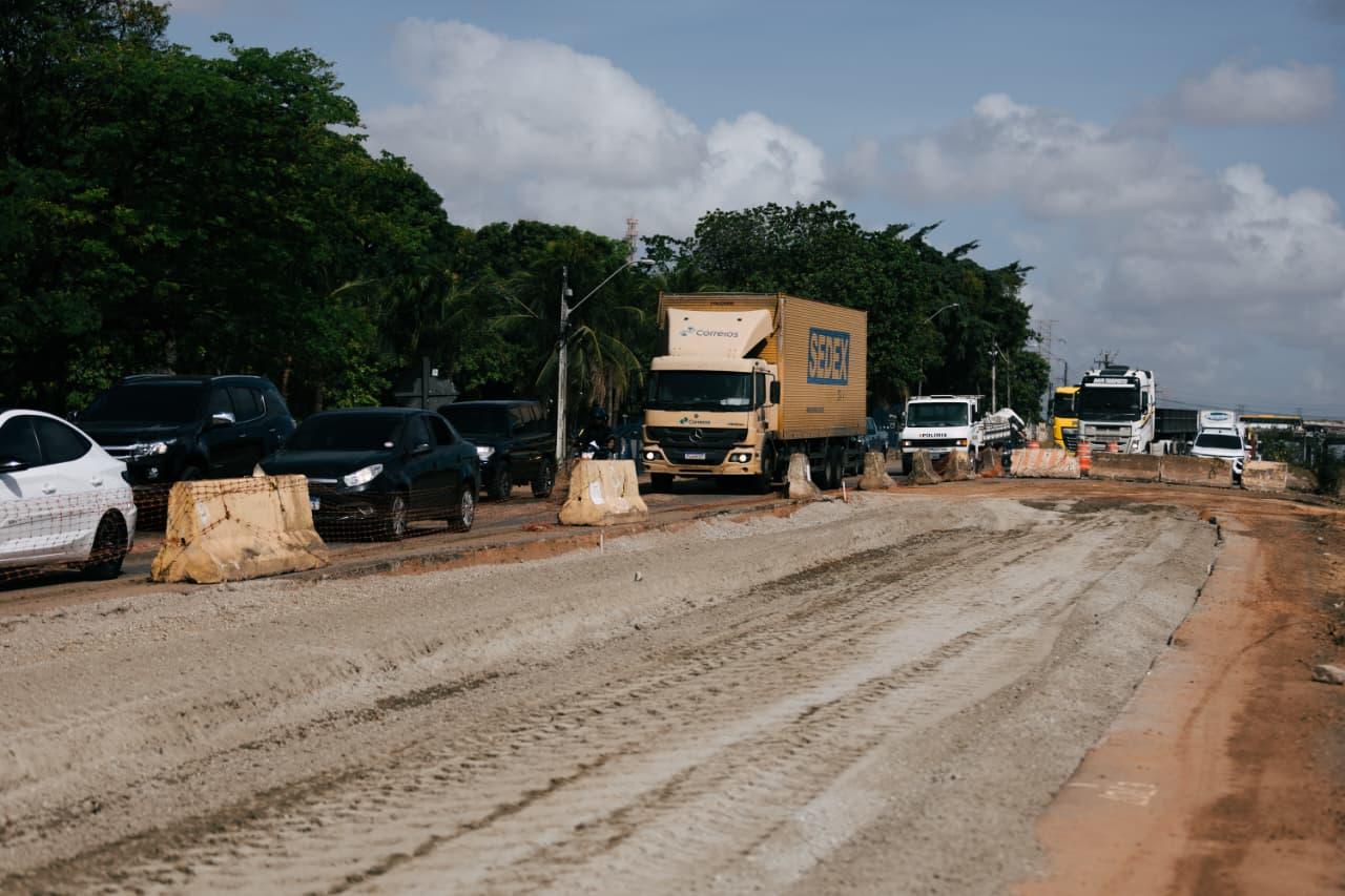 Obras no Anel Viário.