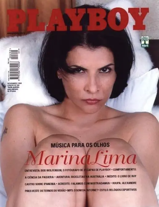 O ensaio de Marina Lima na Playboy foi marcado por impasses e exigências. 