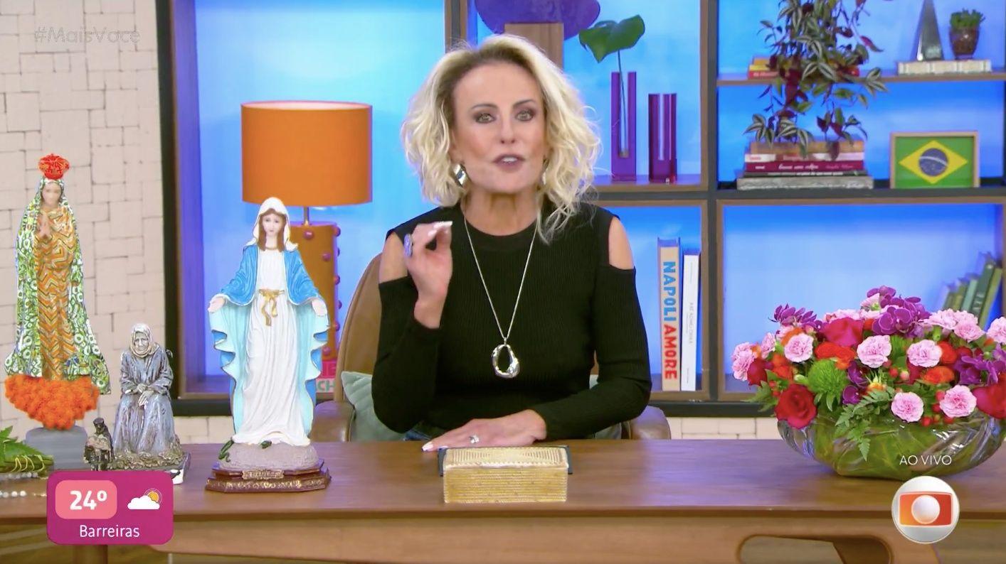 Ana Maria Braga comentou no programa os transtornos enfrentados pela população durante o apagão. 