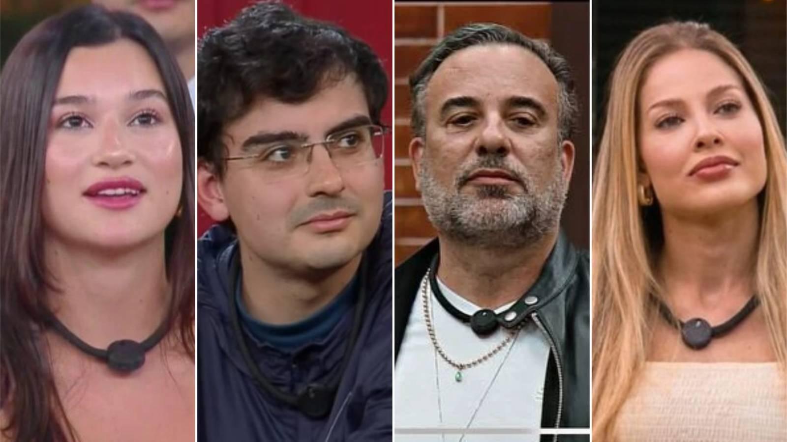 Combinação com imagens de Duda Wendling, Dudu Camargo, Fabiano Moraes e Saory Cardoso, finalista de a fazenda 17.