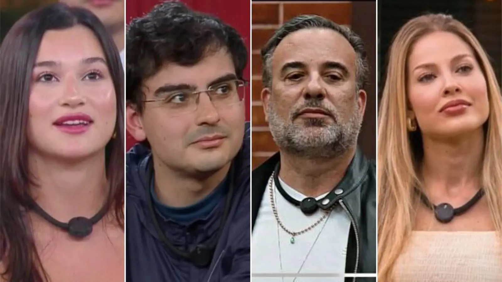 Combinação com imagens de Duda Wendling, Dudu Camargo, Fabiano Moraes e Saory Cardoso, finalista de a fazenda 17.