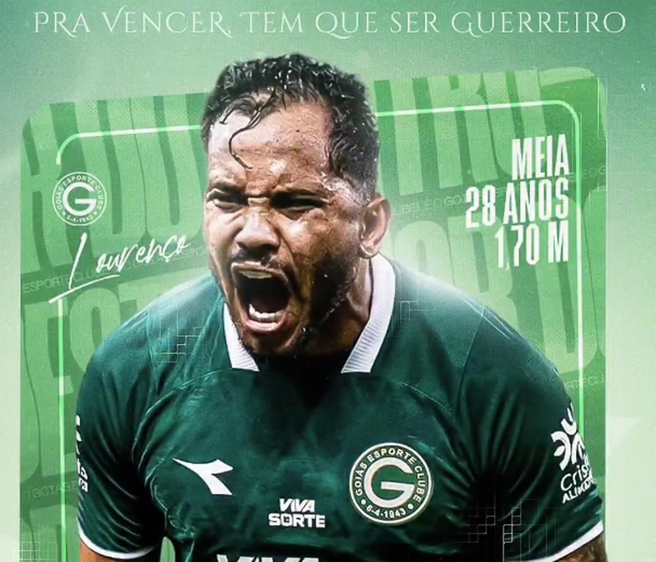 Lourenço é anunciado pelo Goiás