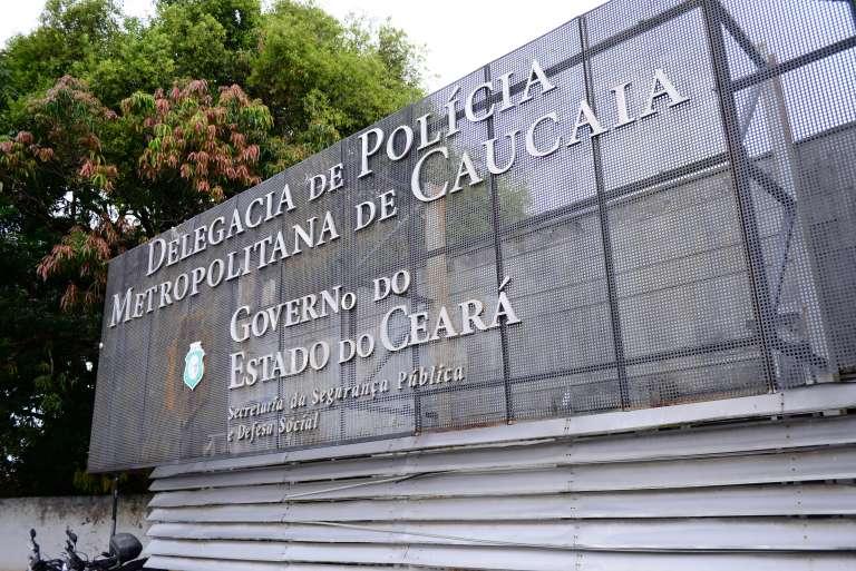 foto da fachada da Delegacia de Polícia Civil de Caucaia.
