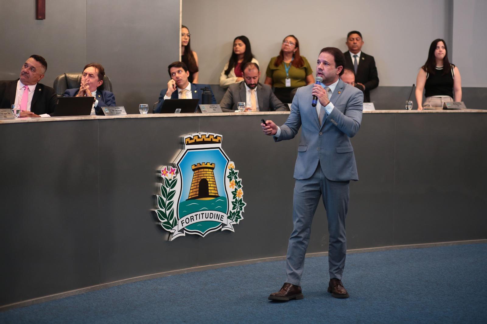 Foto de Leo Couto, presidente da Câmara de Fortaleza.