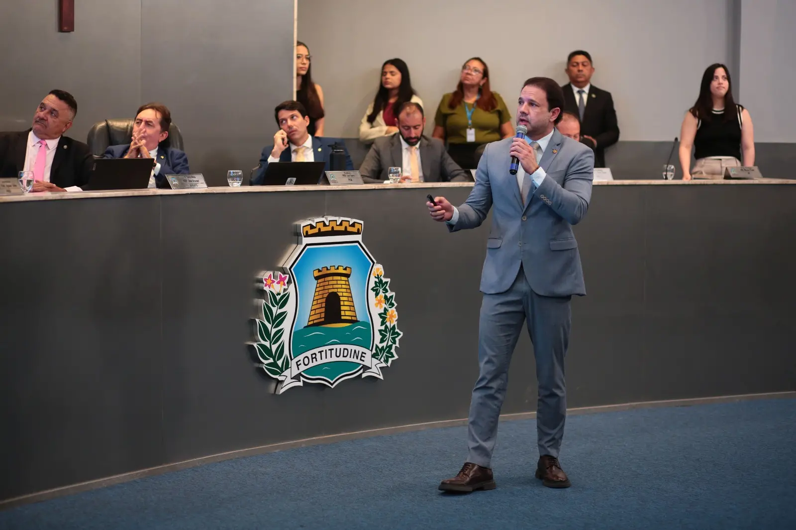 Foto de Leo Couto, presidente da Câmara de Fortaleza.