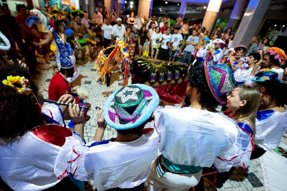 Apresentação do 'Boi Pretinho'.
