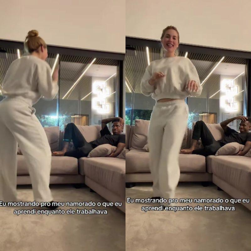 Virginia dançou a música viralizada 