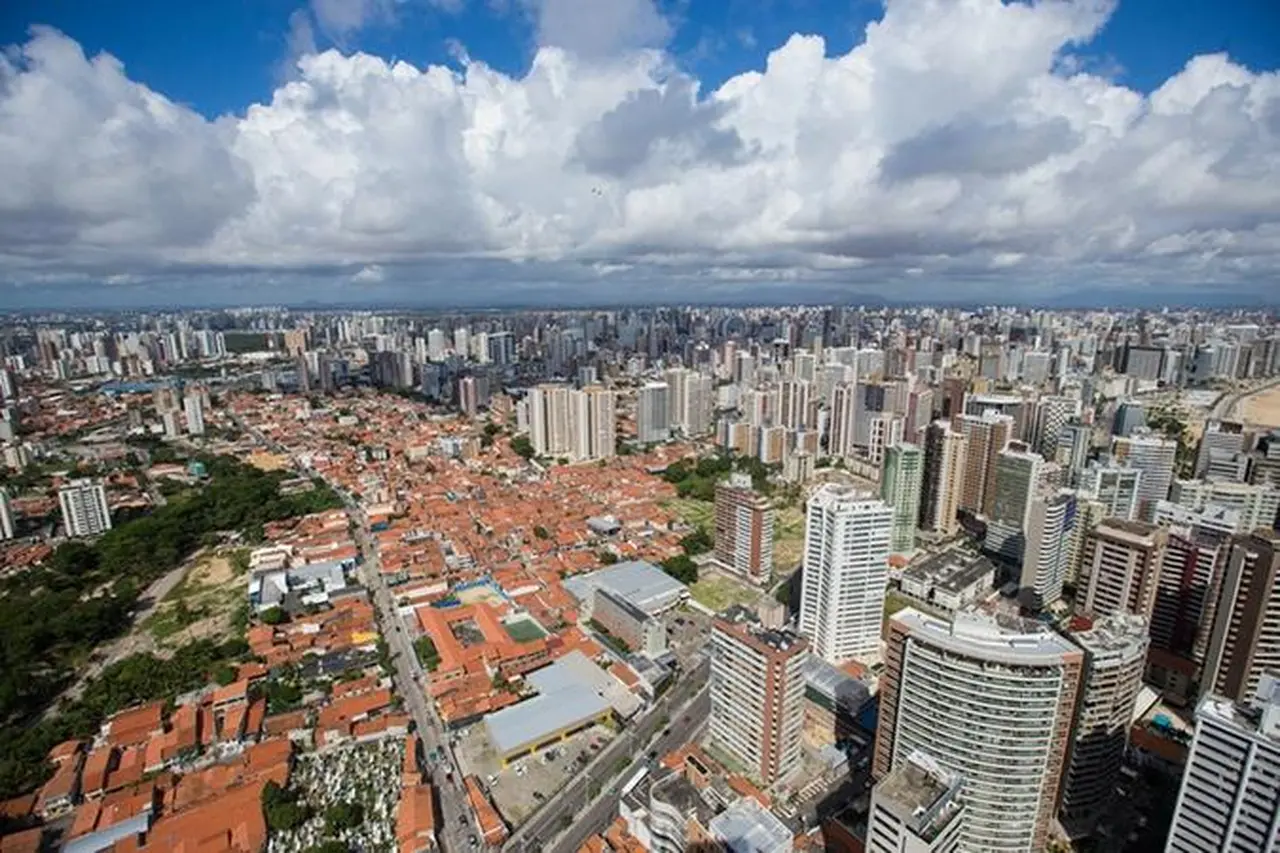 Vista aérea de Fortaleza.