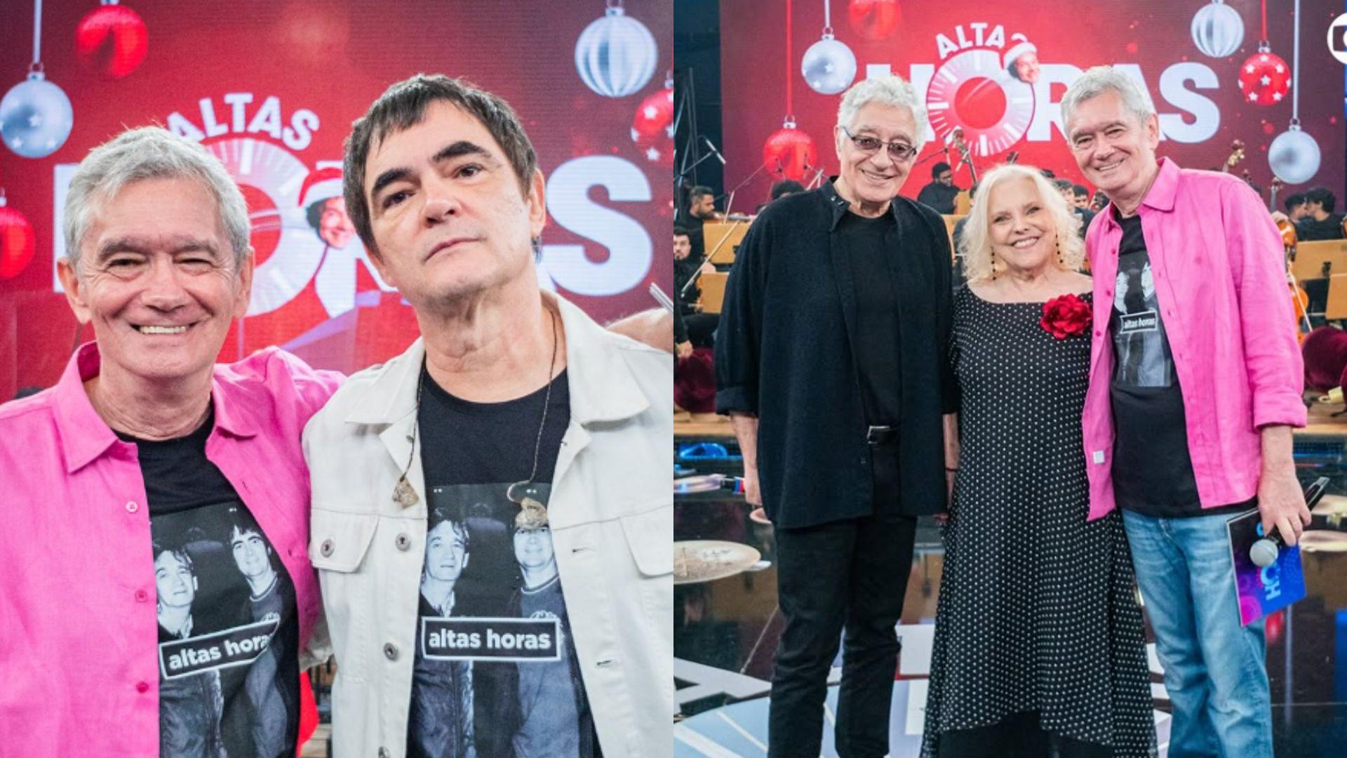 Convidados do Altas Horas deste sábado.