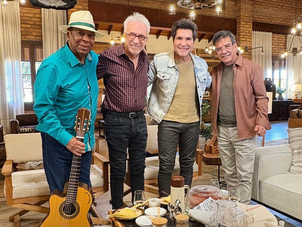 Dupla Mococa & Paraíso, Moacyr Franco e o apresentador e cantor Daniel.