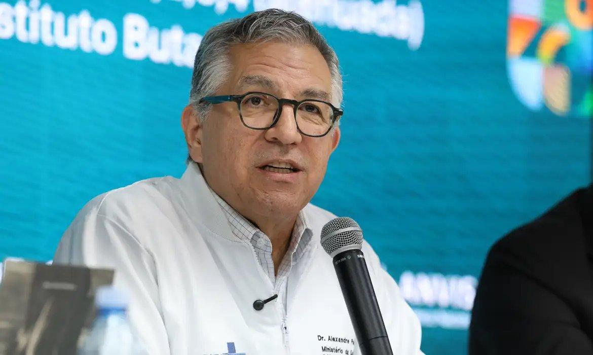 Ministro da Saúde Alexandre Padilha. Imagem usada em matéria sobre vacina contra dengue.