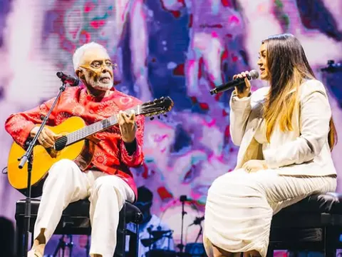 Imagem da notícia: '5 meses': Gilberto Gil homenageia filha Preta Gil nas redes sociais