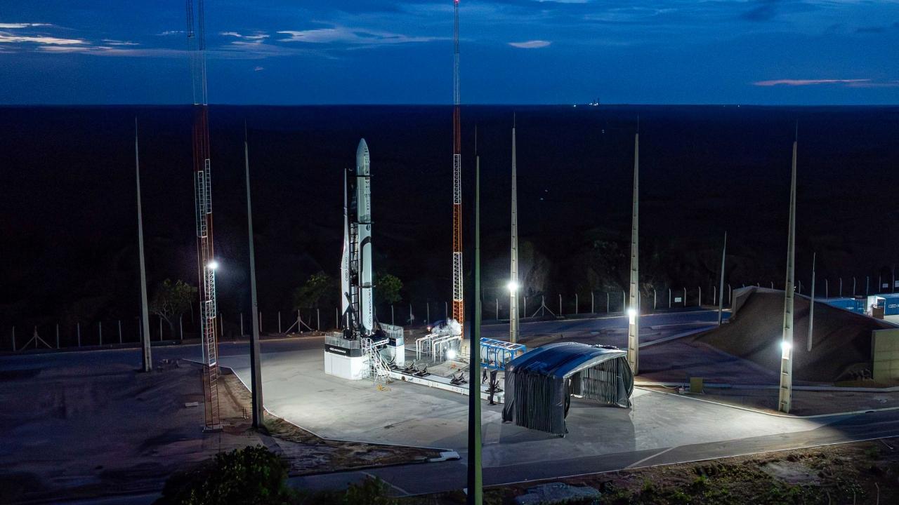 HANBIT-Nano no Centro de Lançamento de Alcântara.