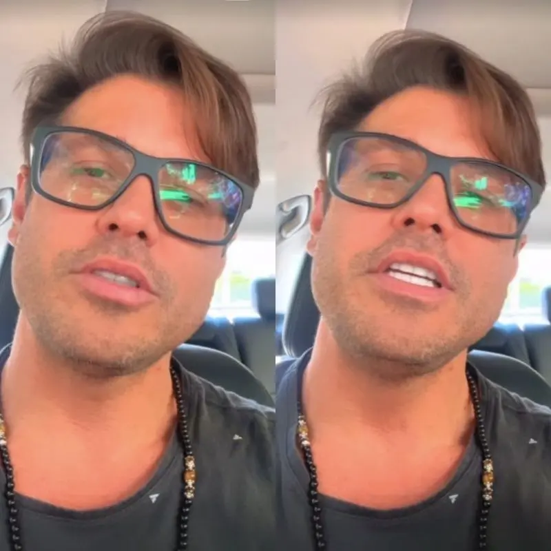 Dado Dolabella explicou sua versão nas redes sociais e negou que tenha fugido. 