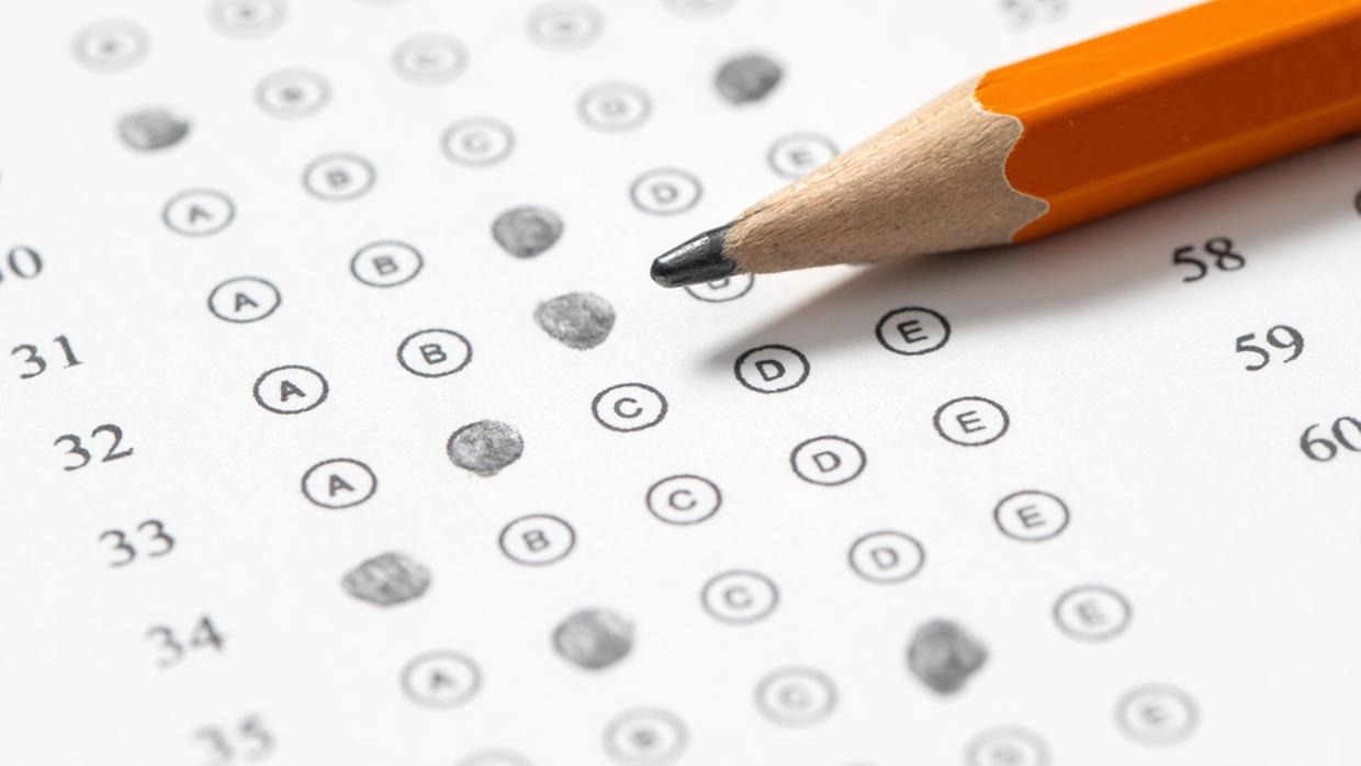 Gabarito de concurso público.