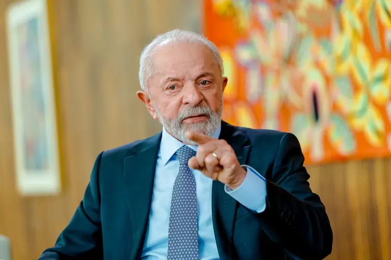 foto do presidente Lula.