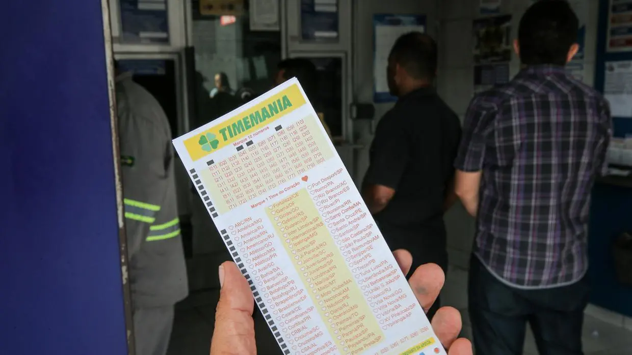 Volante da Timemania.