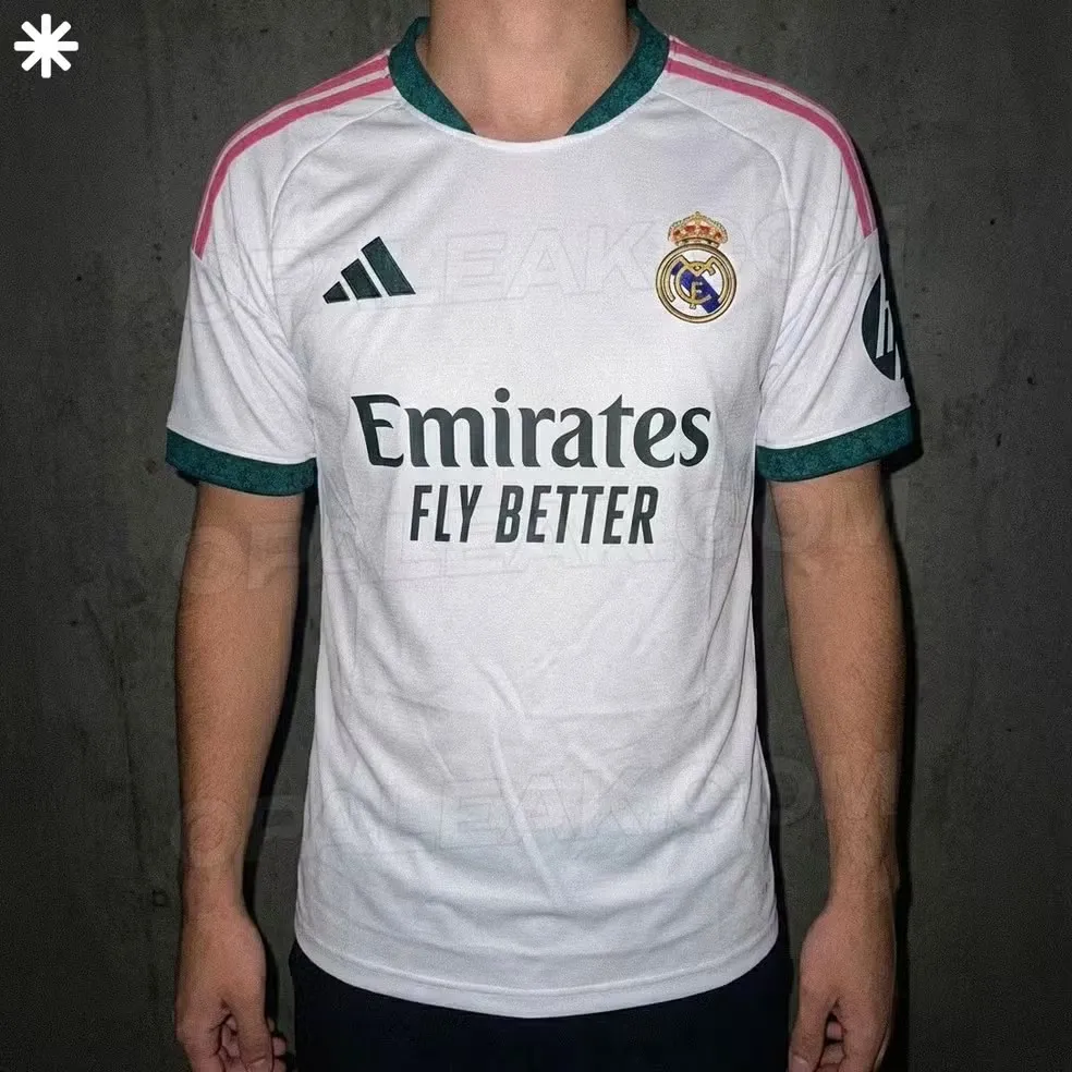 Novo uniforme do Real Madrid para 2026.