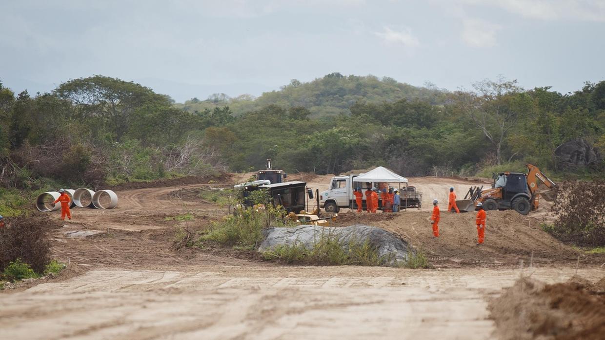 Foto que imagem de uma obra.