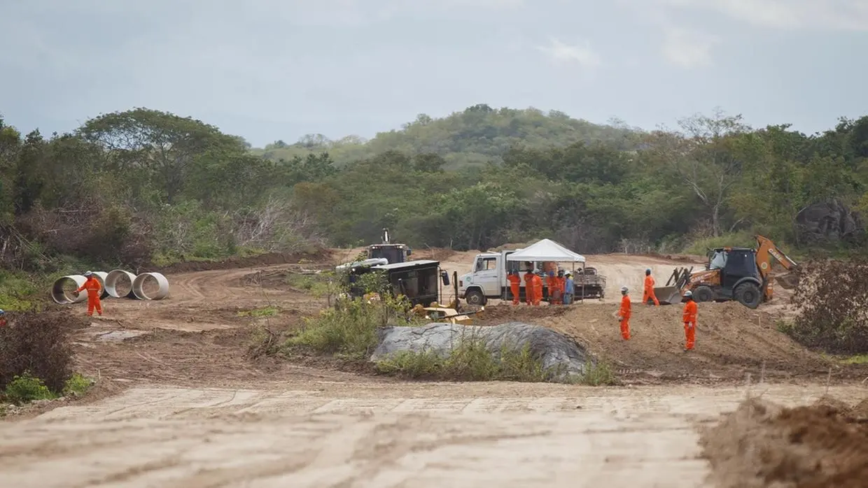 Foto que imagem de uma obra.