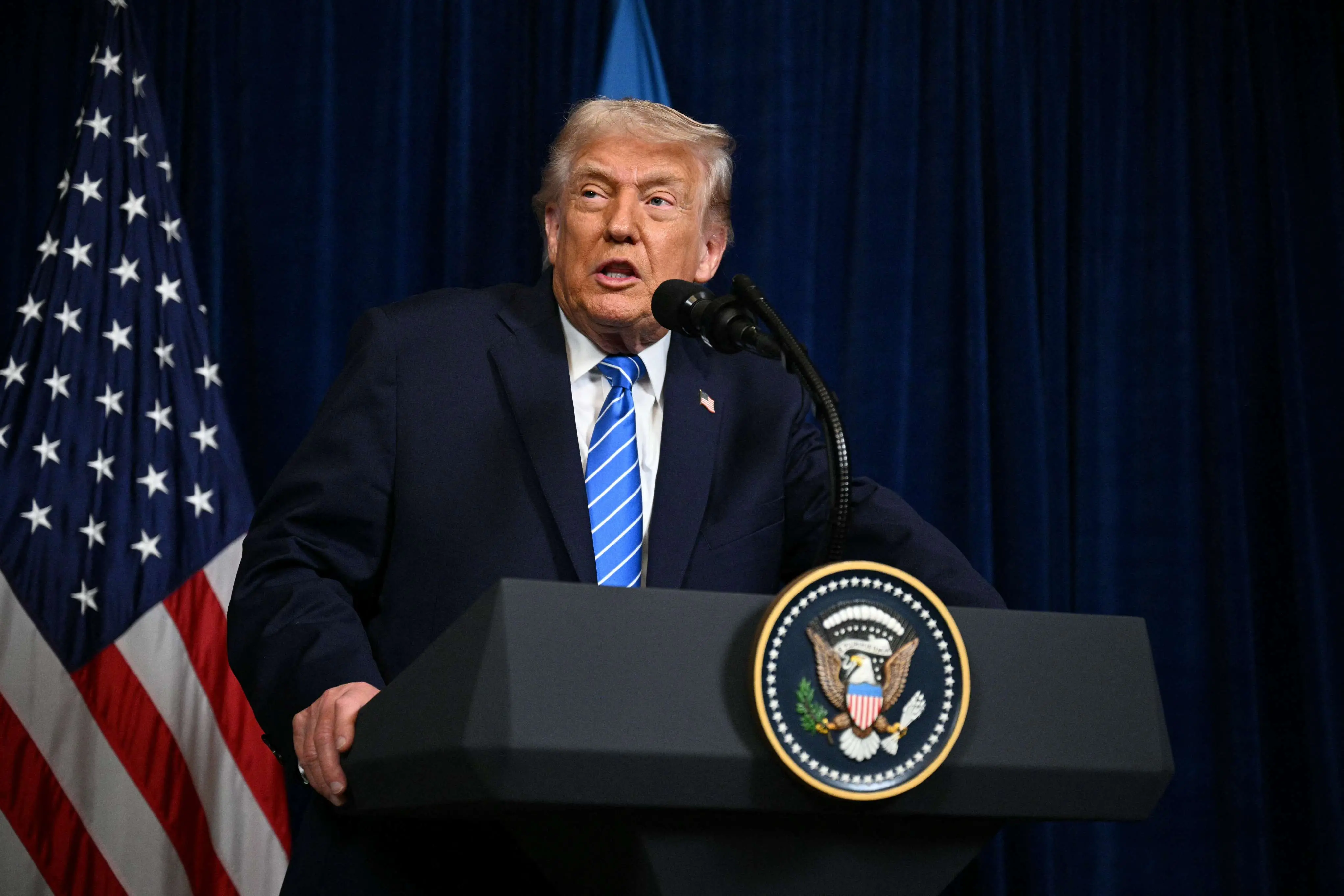 Imagem de Donald Trump para matéria sobre Ucrânia e Rússia.