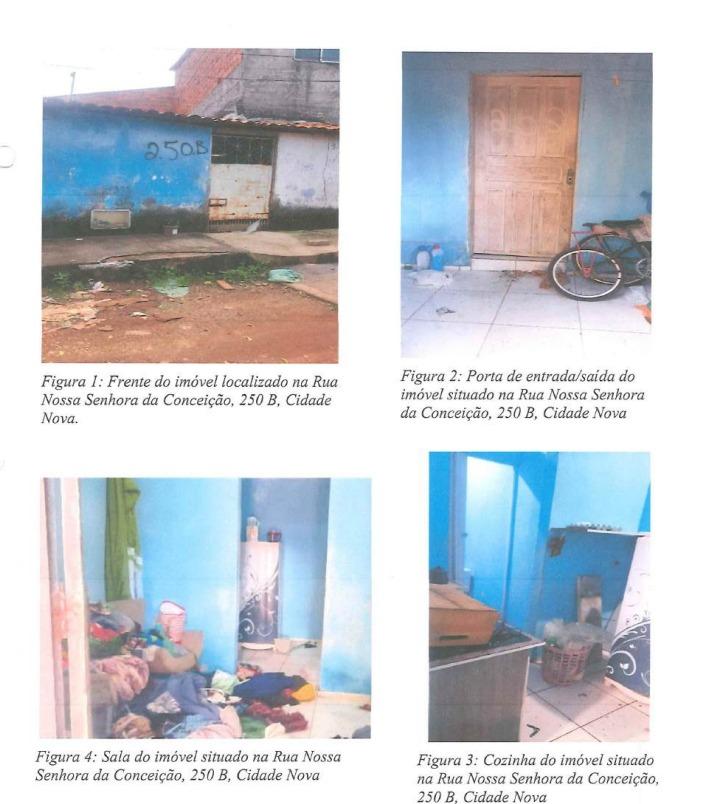 montagem fotos local do crime.