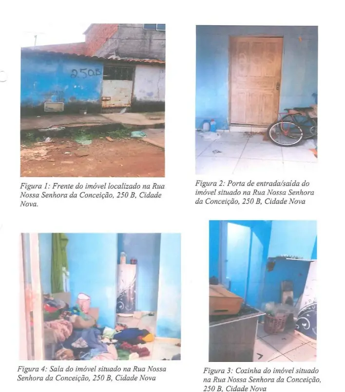 montagem fotos local do crime.