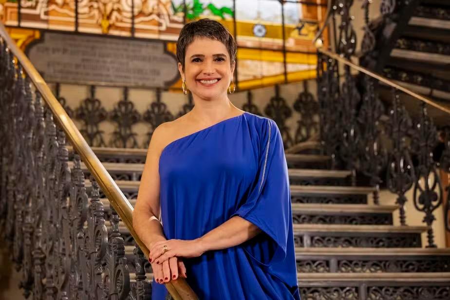 A apresentadora Sandra Annenberg.