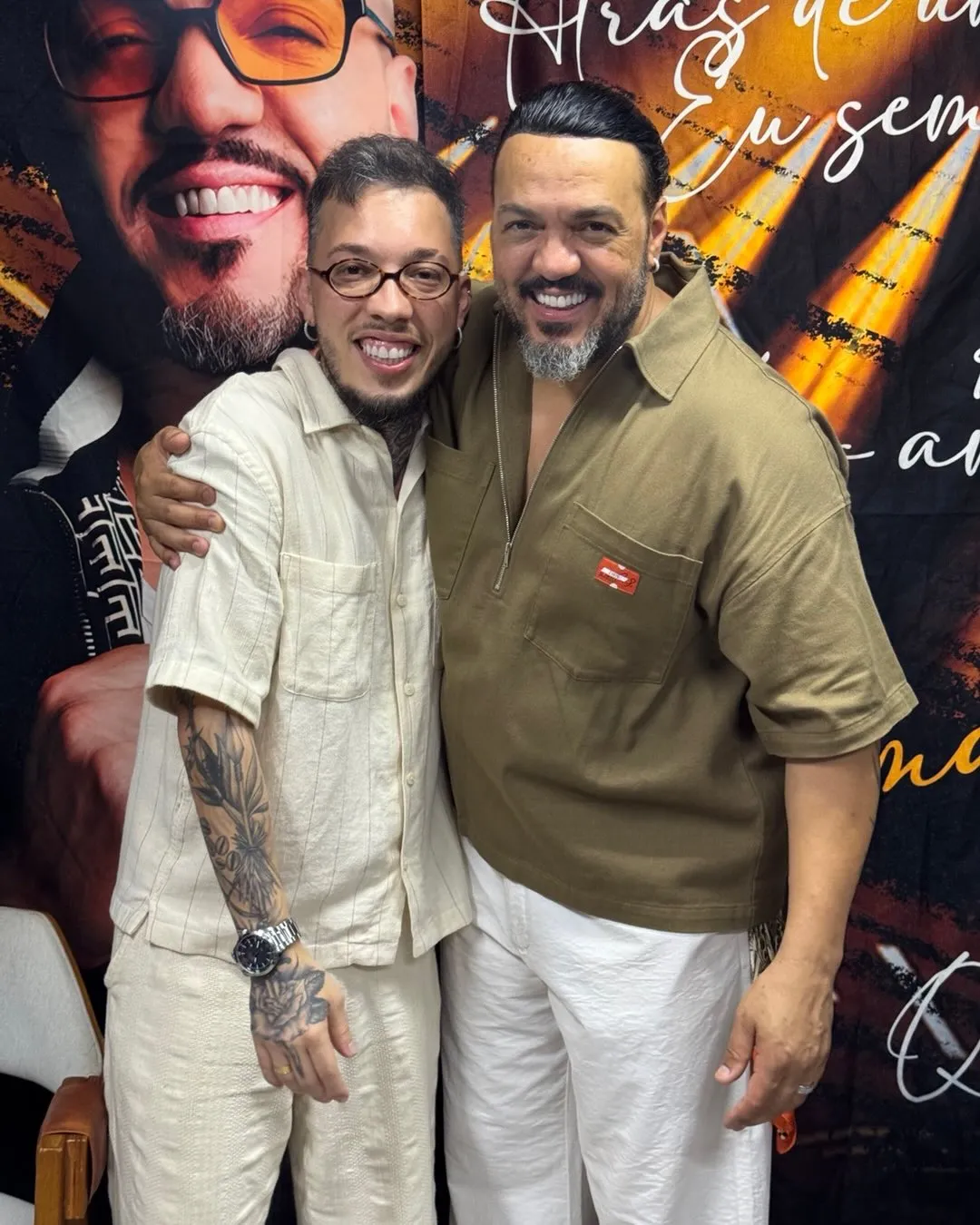 Belo e Belinho já haviam se encontrado anteriormente, mas esta foi a primeira vez que cantaram juntos.