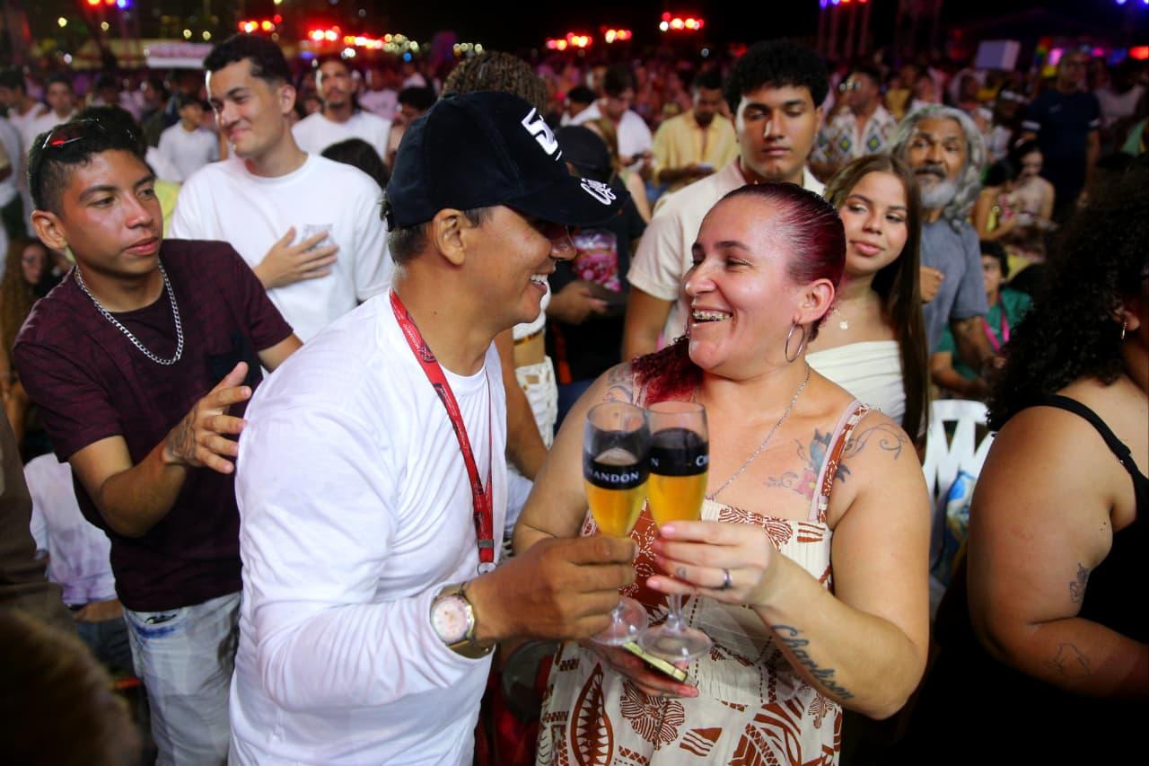 Público de Fortaleza no reveillon de 2026.