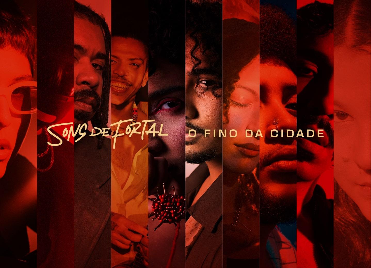Capa do álbum 'Sons de Fortal - O Fino da Cidade'.