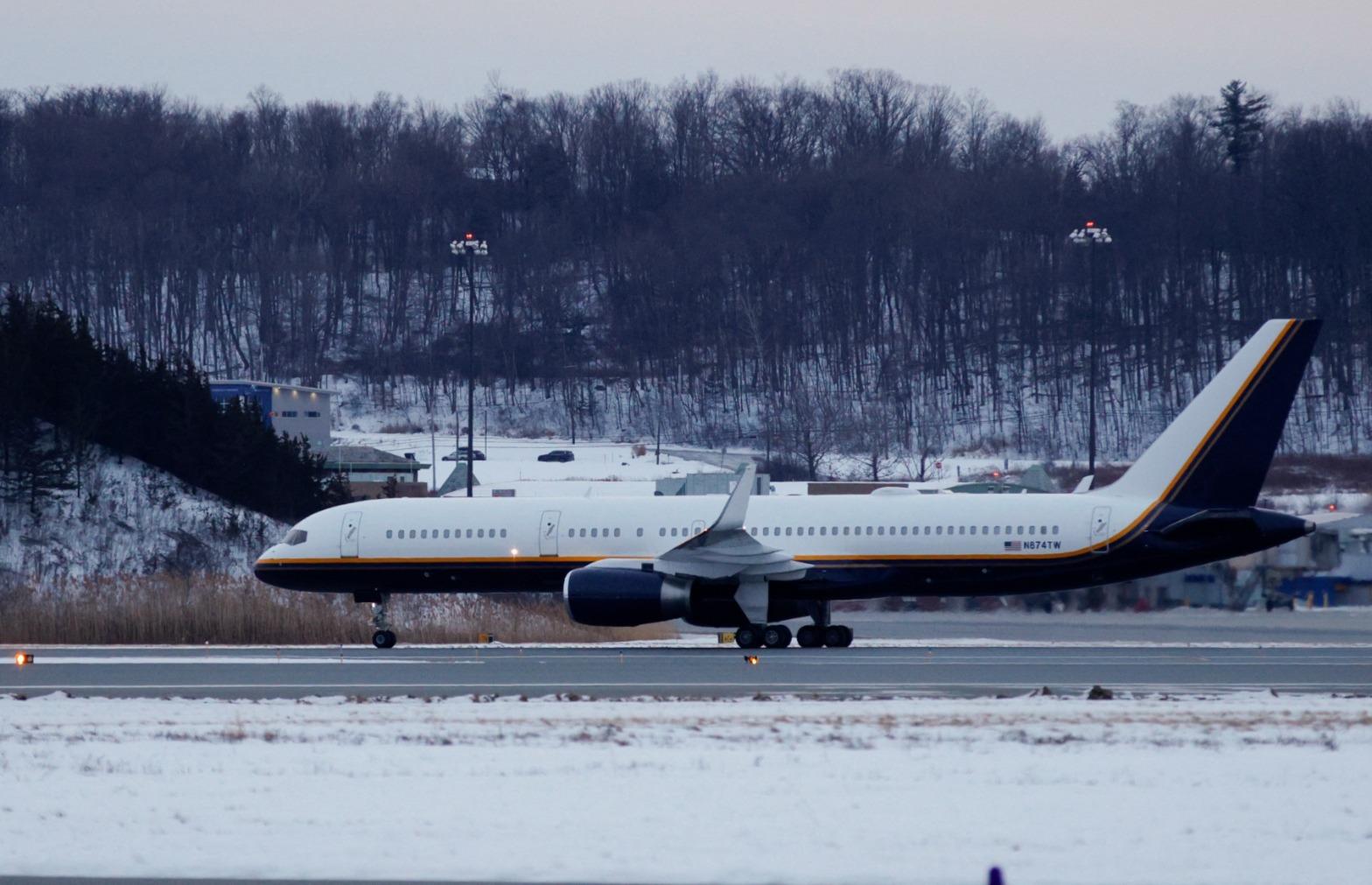 Avião em que estava Nicolás Maduro.