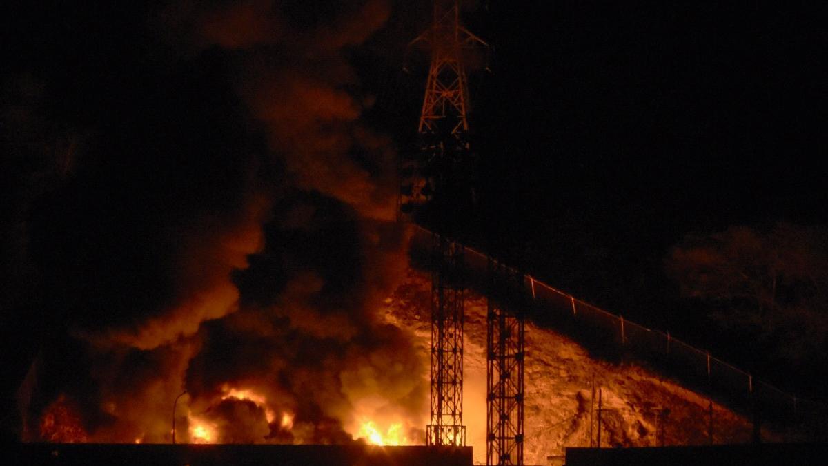 Foto do ataque à Venezuela.