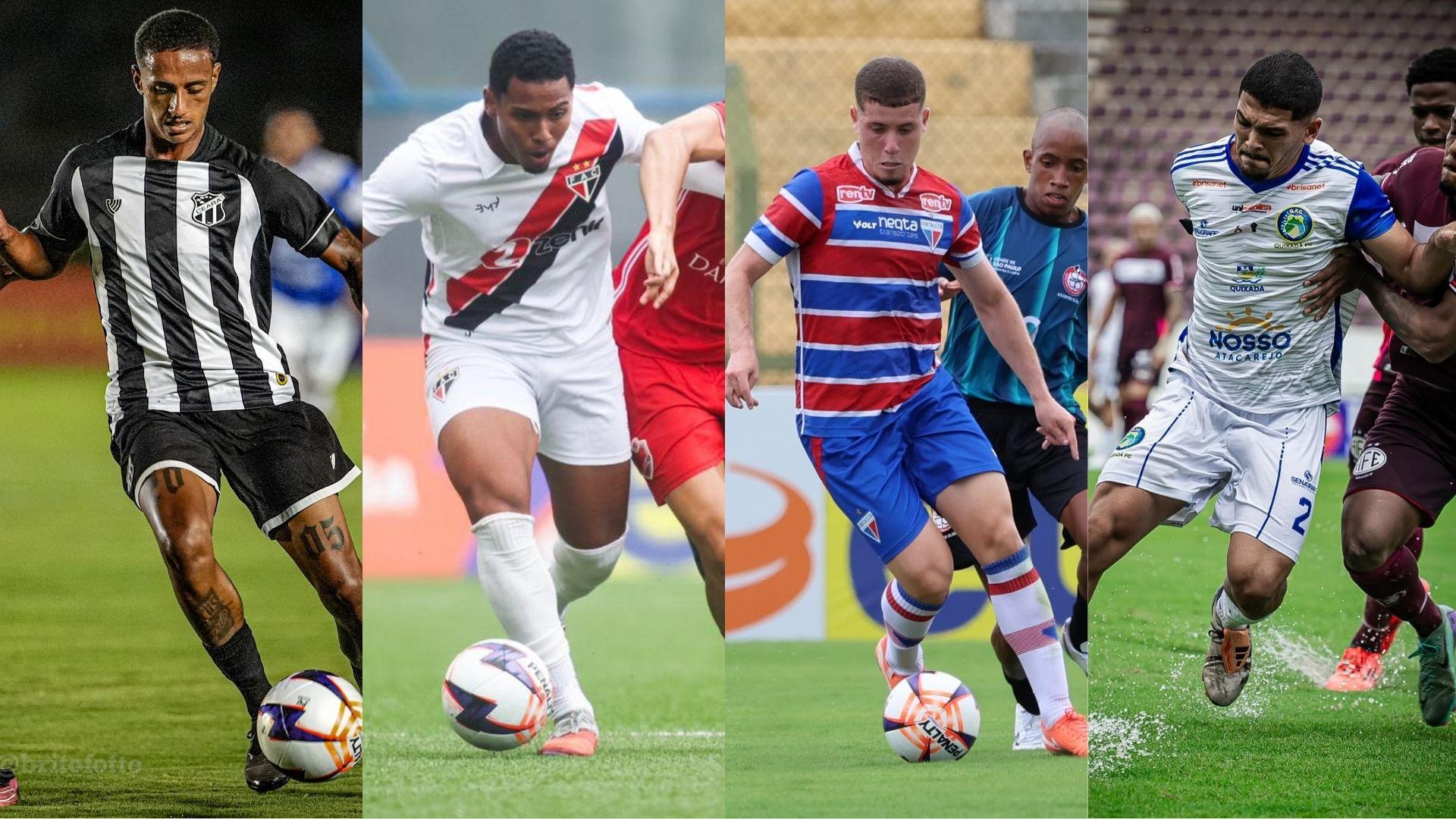 Foto dos times cearenses na Copinha 2026