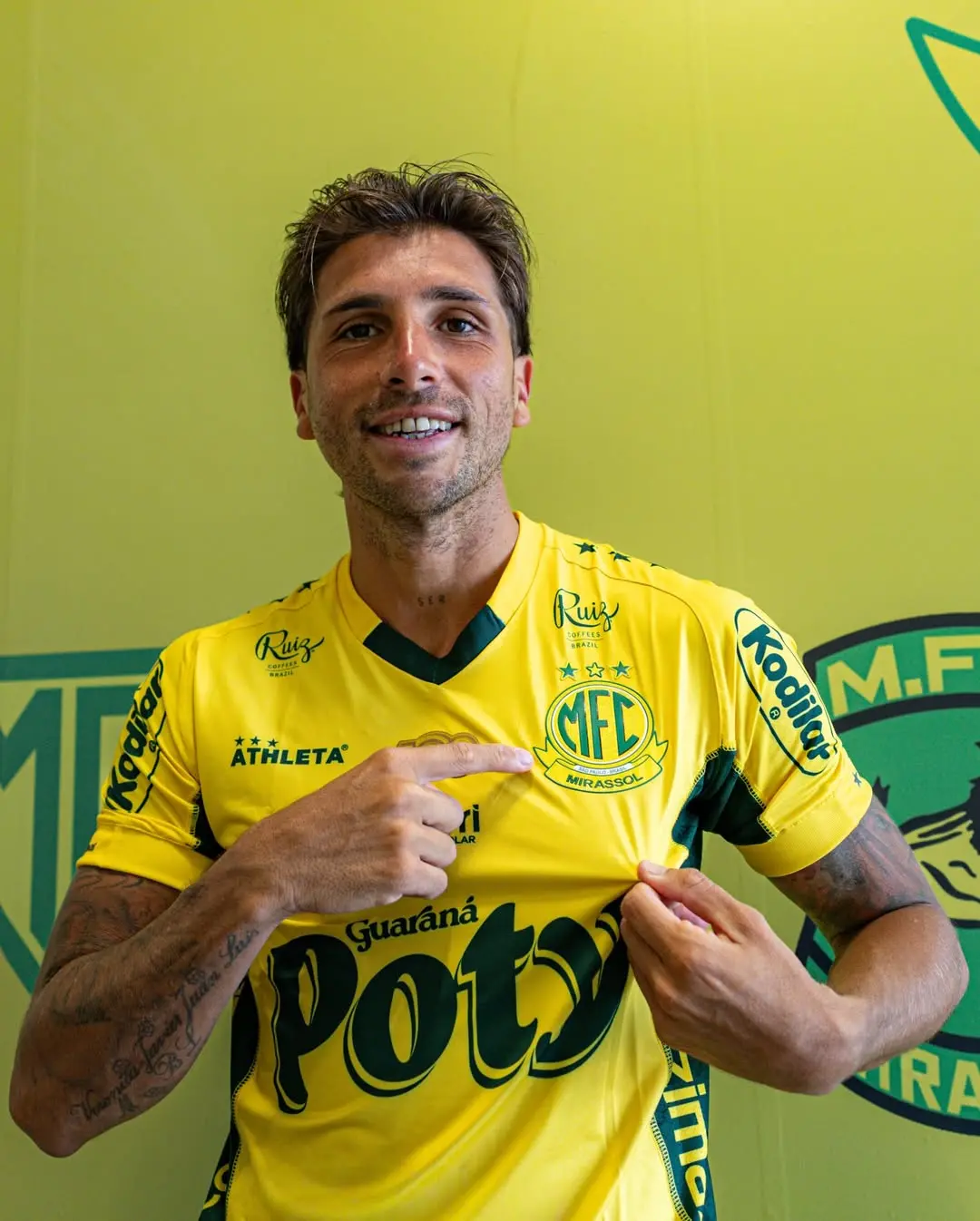 Foto de Lucas Mugni, novo reforço do Mirassol